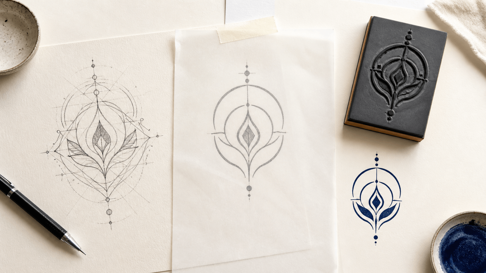 How to Simplify a Detailed Logo for a Stamp article illustration